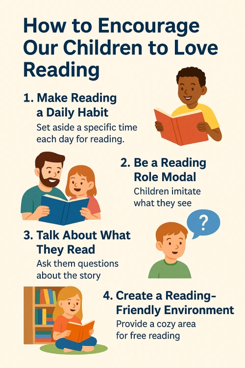 كيف نُشجّع أبناءنا على حبّ القراءة